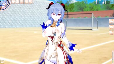 [Hentai Game Koikatsu! ]Have sex with Big tits Genshin Impact Ganyu.3DCG Erotic Anime Video.
