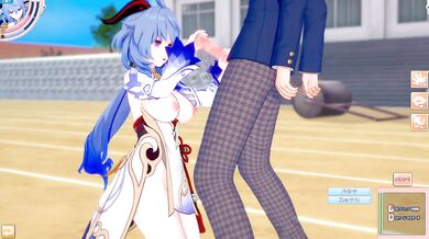 [Hentai Game Koikatsu! ]Have sex with Big tits Genshin Impact Ganyu.3DCG Erotic Anime Video.