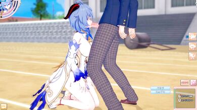 [Hentai Game Koikatsu! ]Have sex with Big tits Genshin Impact Ganyu.3DCG Erotic Anime Video.