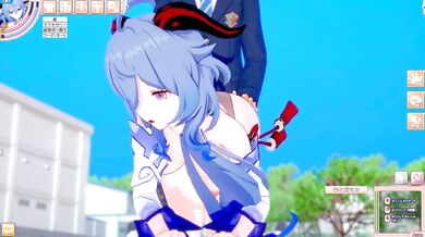 [Hentai Game Koikatsu! ]Have sex with Big tits Genshin Impact Ganyu.3DCG Erotic Anime Video.