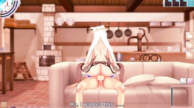 3D/Anime/Hentai. Genshin Impact: Ningguang having fun and gets creampied!!