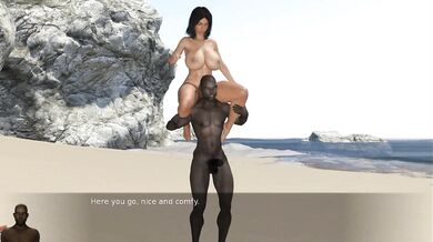 Black Guy Is Fucking A Hot Wife In Front Her Husband On A Nude Beach