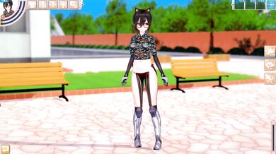 [Hentai Game Koikatsu! ]Have sex with Big tits Vtuber Roboco-san.3DCG Erotic Anime Video.