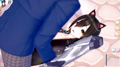[Hentai Game Koikatsu! ]Have sex with Big tits Vtuber Roboco-san.3DCG Erotic Anime Video.
