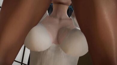 Japanese girl has sex in hotel 3d animation