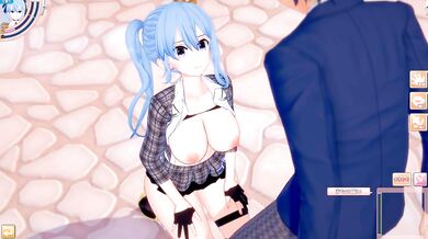 [Hentai Game Koikatsu! ]Have sex with Big tits Vtuber Hoshimachi Suisei.3DCG Erotic Anime Video.