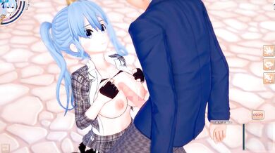 [Hentai Game Koikatsu! ]Have sex with Big tits Vtuber Hoshimachi Suisei.3DCG Erotic Anime Video.