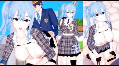 [Hentai Game Koikatsu! ]Have sex with Big tits Vtuber Hoshimachi Suisei.3DCG Erotic Anime Video.