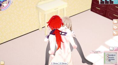 3D/Anime/Hentai. Genshin Impact: Lisa gets fucked by Diluc !!!