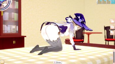 3D/Anime/Hentai. Genshin Impact: Lisa gets fucked by Diluc !!!