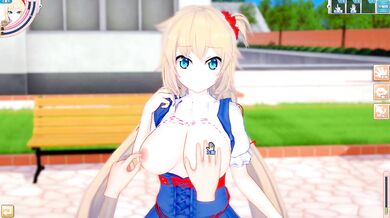 [Hentai Game Koikatsu! ]Have sex with Big tits Vtuber Akai Haato.3DCG Erotic Anime Video.