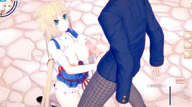 [Hentai Game Koikatsu! ]Have sex with Big tits Vtuber Akai Haato.3DCG Erotic Anime Video.