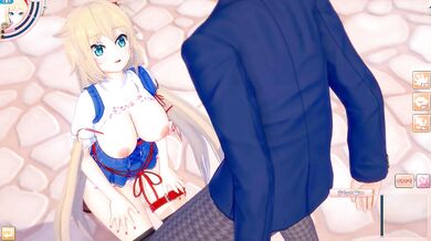 [Hentai Game Koikatsu! ]Have sex with Big tits Vtuber Akai Haato.3DCG Erotic Anime Video.