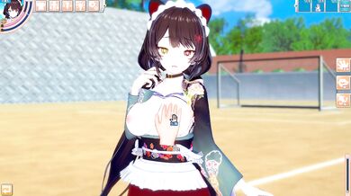 [Hentai Game Koikatsu! ]Have sex with Big tits Vtuber Inui Toko.3DCG Erotic Anime Video.