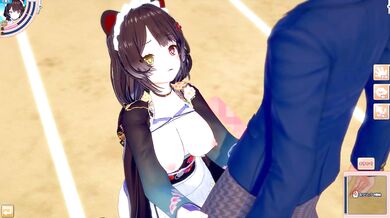 [Hentai Game Koikatsu! ]Have sex with Big tits Vtuber Inui Toko.3DCG Erotic Anime Video.