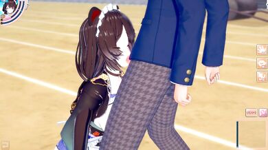[Hentai Game Koikatsu! ]Have sex with Big tits Vtuber Inui Toko.3DCG Erotic Anime Video.