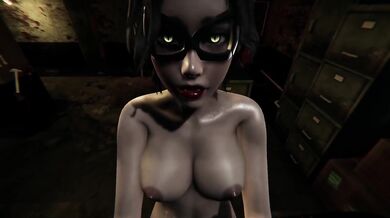 [HS2] Catwoman X Joker having fun in basement