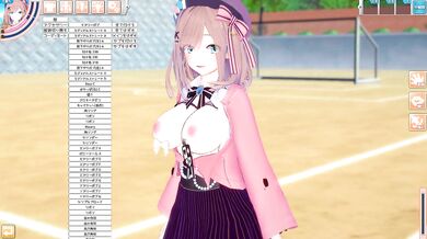 [Hentai Game Koikatsu! ]Have sex with Big tits Vtuber Suzuhara Lulu.3DCG Erotic Anime Video.