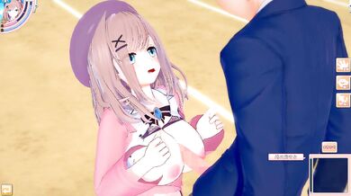 [Hentai Game Koikatsu! ]Have sex with Big tits Vtuber Suzuhara Lulu.3DCG Erotic Anime Video.