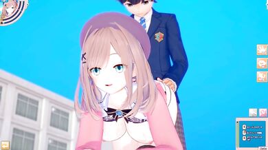 [Hentai Game Koikatsu! ]Have sex with Big tits Vtuber Suzuhara Lulu.3DCG Erotic Anime Video.