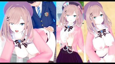 [Hentai Game Koikatsu! ]Have sex with Big tits Vtuber Suzuhara Lulu.3DCG Erotic Anime Video.