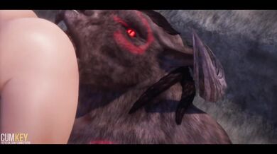 Minotaur vs Horny girl | Big Cock Monster | 3D Porn Wild Life