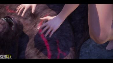 Minotaur vs Horny girl | Big Cock Monster | 3D Porn Wild Life