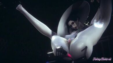 Resident Evil Hentai - Lady Dimitresku in a Anal sexual machine