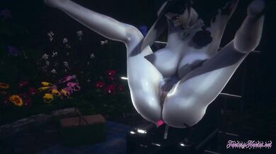 Resident Evil Hentai - Lady Dimitresku in a Anal sexual machine