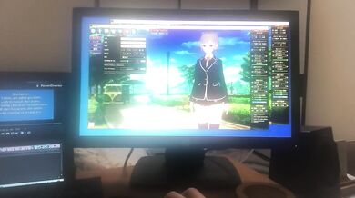 【エロゲーコイカツ！】性格が勝ち気なショートカット銀髪爆乳のおっぱい揉みまくりセックス！(アニメ3DCG動画)[Hentai Game Koikatsu! Anime 3DCG video]