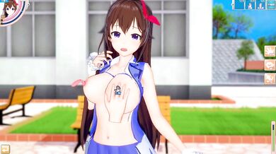 [Hentai Game Koikatsu! ]Have sex with Big tits Vtuber Tokino Sora.3DCG Erotic Anime Video.