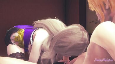Genshin Impact Hentai 3D - POV Lisa boobjob suck and fucked