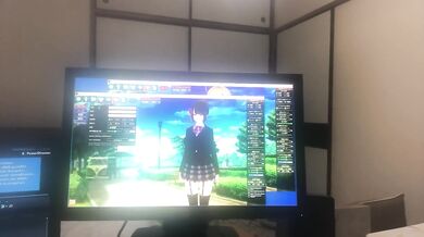[Hentai Game Koikatsu!] Big tits schoolgirl “reika” is rubbed with her boobs. And sex. (Anime 3DCG