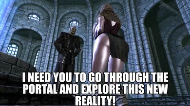 Andrea Travels To Another Dimension A Skyrim Story