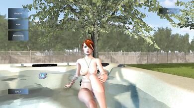 Lady Sonia made me cum on her daughters HUGE tits 3 times! Lady Sonia PC Sex Game