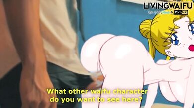 SAILOR MOON Usagi Tsukino Real 2D ANIME Big Japanese Ass HENTAI Serena Cosplay Sex PORN XXX rule 34