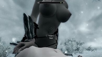 Lesbian sex in the snow in Skyrim Full version