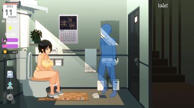 HentaiGame | The Summer | #11 Fuck at Toilet