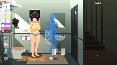 HentaiGame | The Summer | #11 Fuck at Toilet