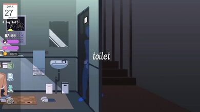 HentaiGame | The Summer | #11 Fuck at Toilet