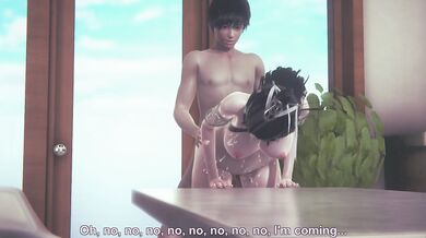 Chinese girl is totally exhausted - 3D Hentai - (Uncensored)