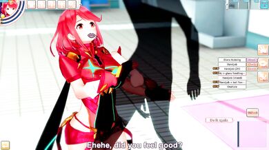 Pyra Blowjob and Boobjob (3D Hentai Game) (Xenoblade Chronicles 2) (koikatu)