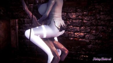 Resident Evil Hentai - Lady Dimitrescu hard sex
