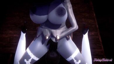 Resident Evil Hentai - Lady Dimitrescu hard sex