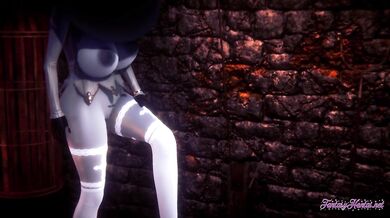Resident Evil Hentai - Lady Dimitrescu hard sex