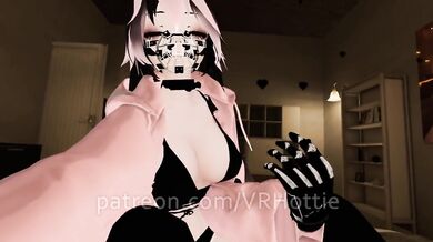Muzzle Bunny Babe Takes Control Rides You Furiously Femdom Cowgirl Jacket Stripping POV Lap Dance