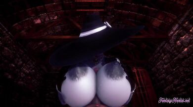 Resident Evil Hentai - POV Lady Dimitresku boobjob and fucked