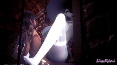 Resident Evil Hentai - POV Lady Dimitresku boobjob and fucked