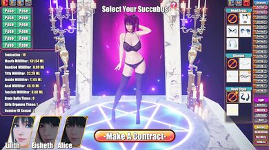 Cute Catgirl Takes Multiple Cumshots - Succubus Cafe - Intro Ep.1