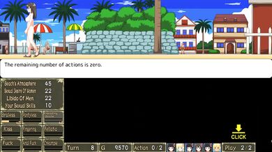 Let's Turn Pickup Beach to a Nudist Fucking Beach [Hentai Game] Ep.1 Perv on th beach